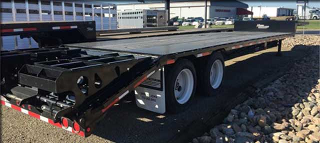 Flatbed trailer from I-29 Trailer Sales
