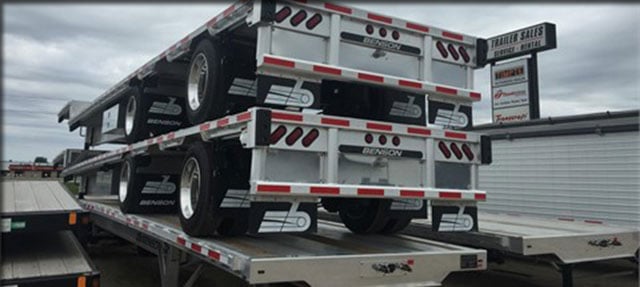Stack of trailers